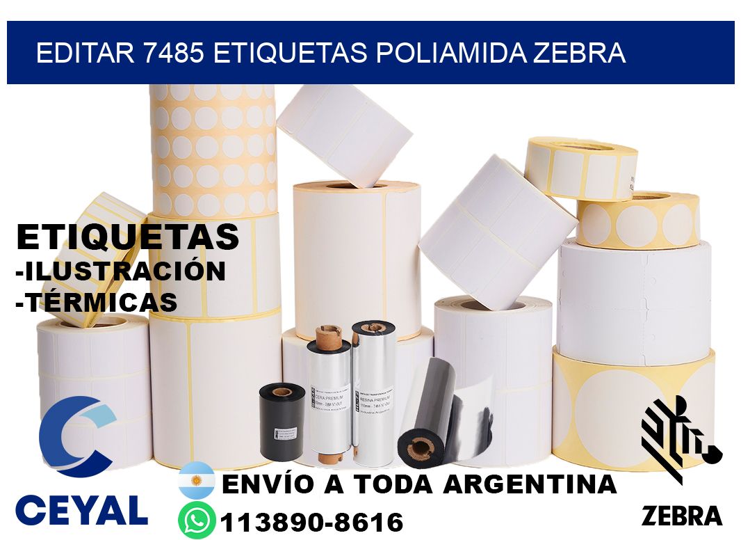 EDITAR 7485 ETIQUETAS POLIAMIDA ZEBRA