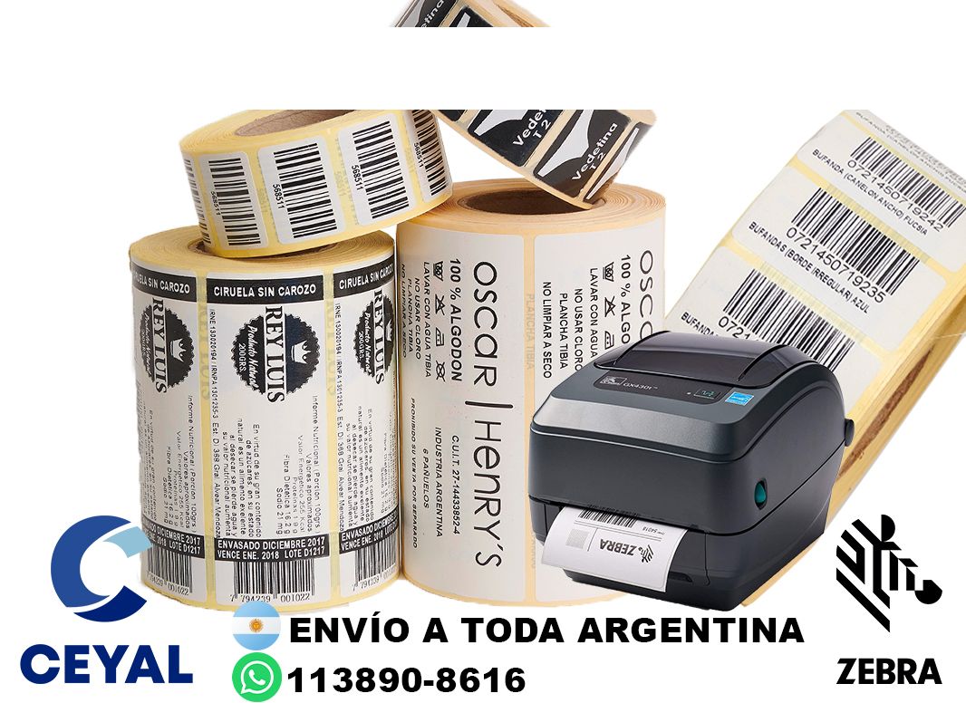 ETIQUETAS PARA ARTICULOS DE LIMPIEZA 68 x 24