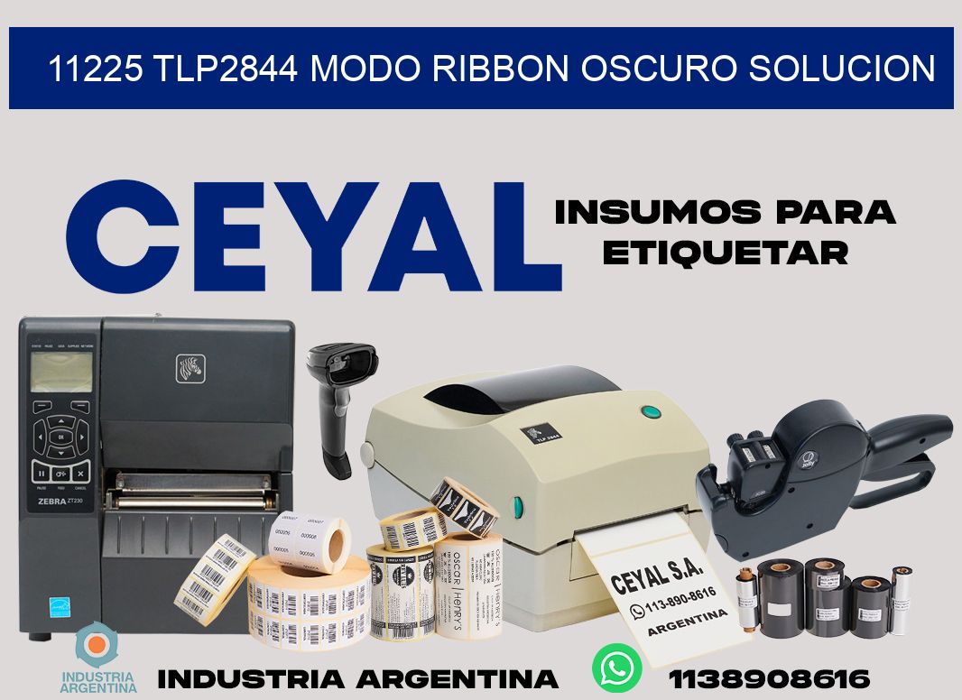 11225 tlp2844 modo ribbon oscuro solucion