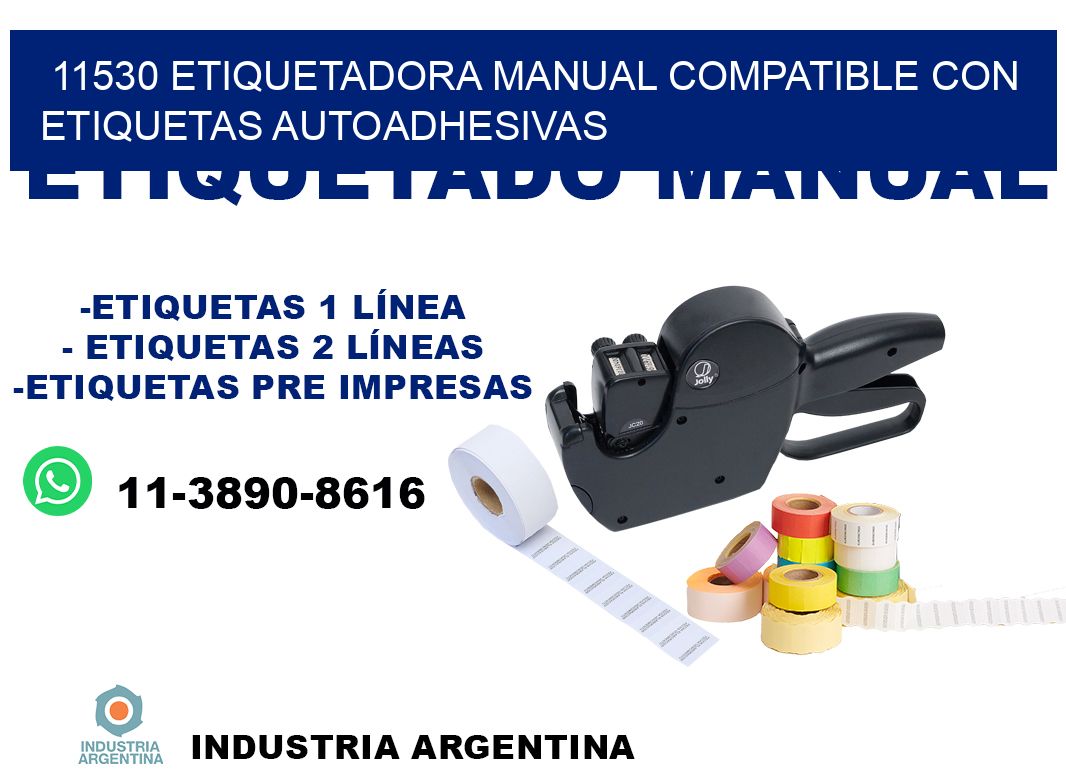 11530 etiquetadora manual compatible con etiquetas autoadhesivas