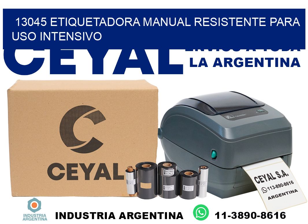 13045 etiquetadora manual resistente para uso intensivo