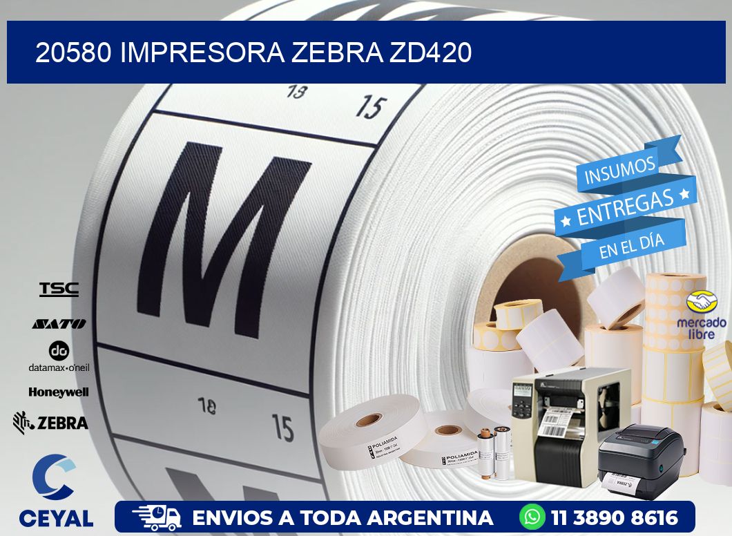 20580 Impresora Zebra ZD420