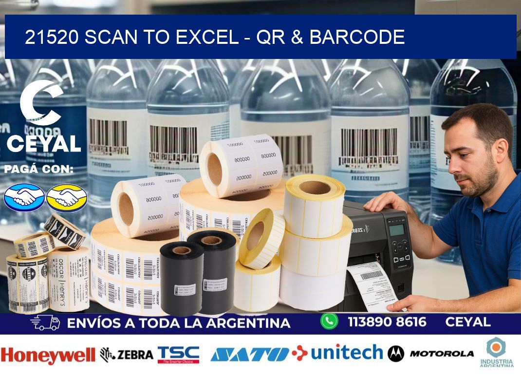 21520 Scan to Excel - QR & Barcode