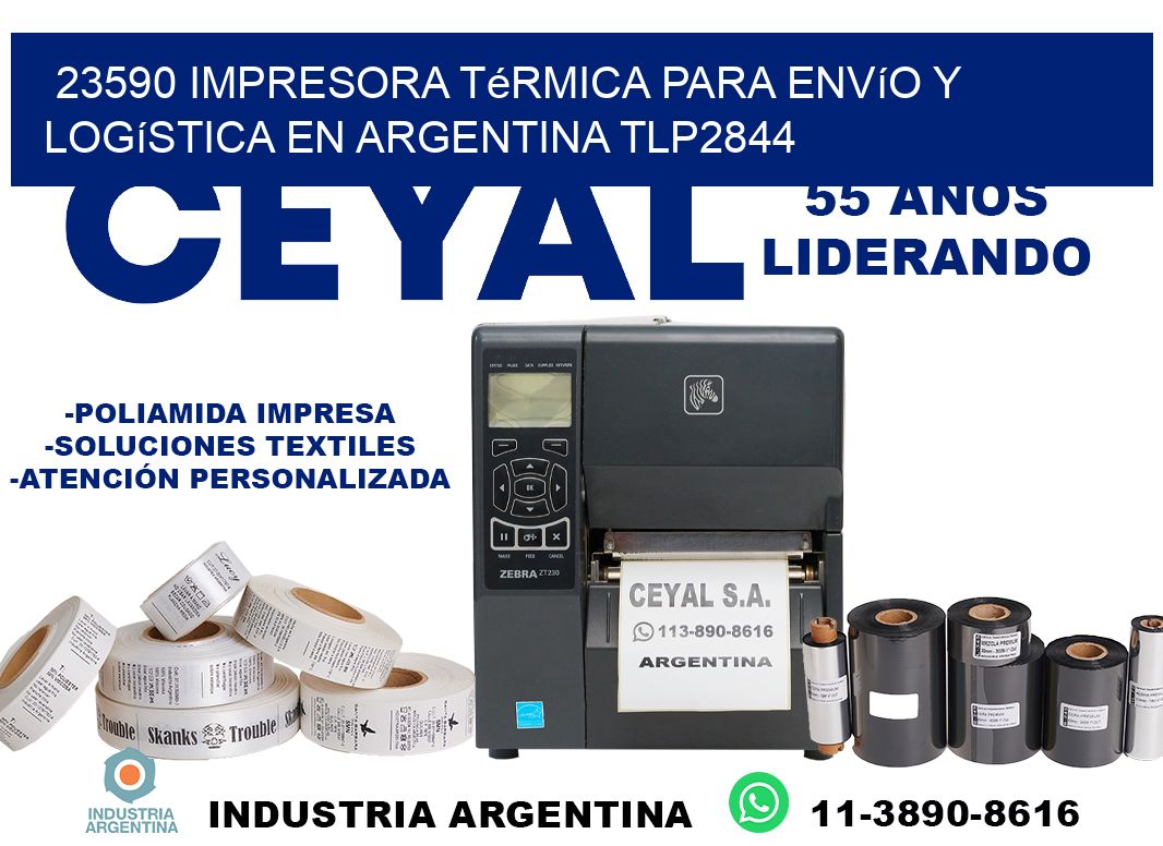 23590 impresora térmica para envío y logística en Argentina TLP2844