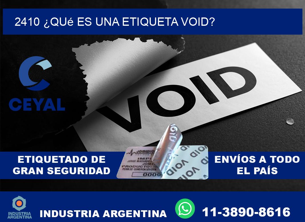 2410 ¿Qué es una etiqueta void?
