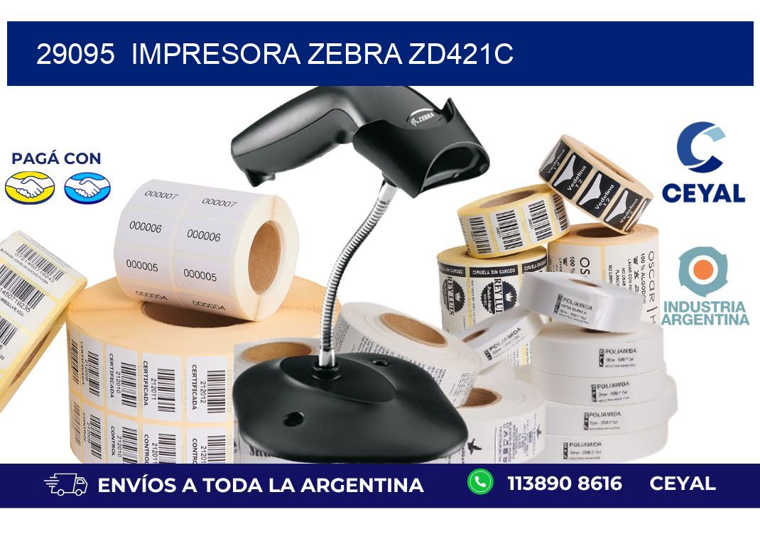 29095 Impresora Zebra zd421c