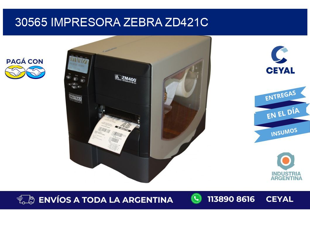 30565 Impresora Zebra zd421c