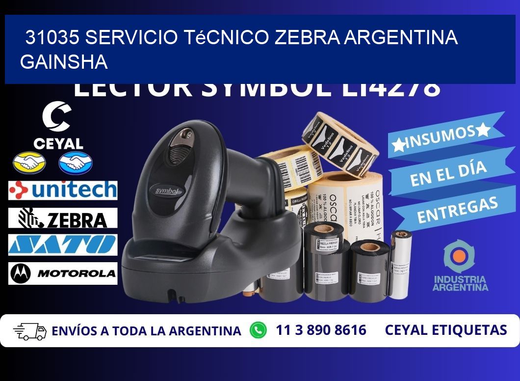 31035 servicio técnico zebra argentina GAINSHA