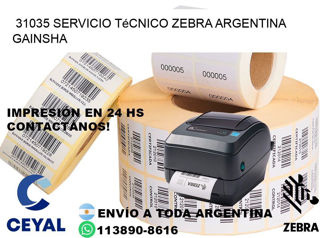 31035 servicio técnico zebra argentina GAINSHA