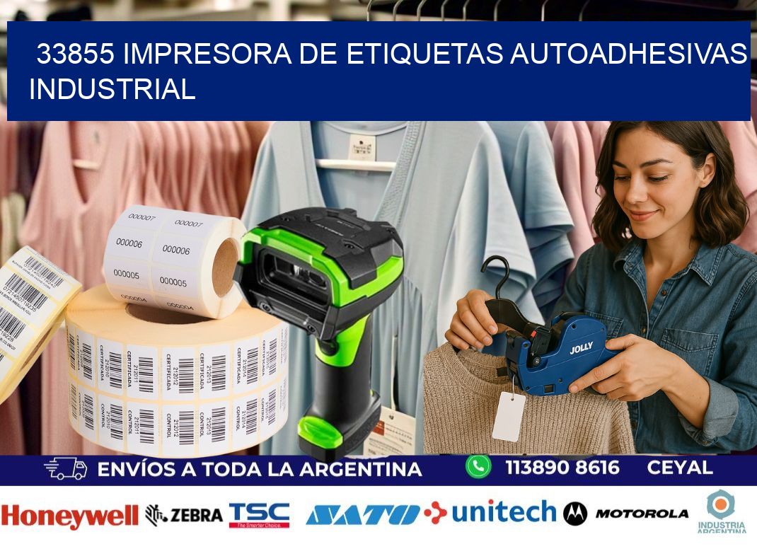 33855 Impresora de etiquetas autoadhesivas industrial