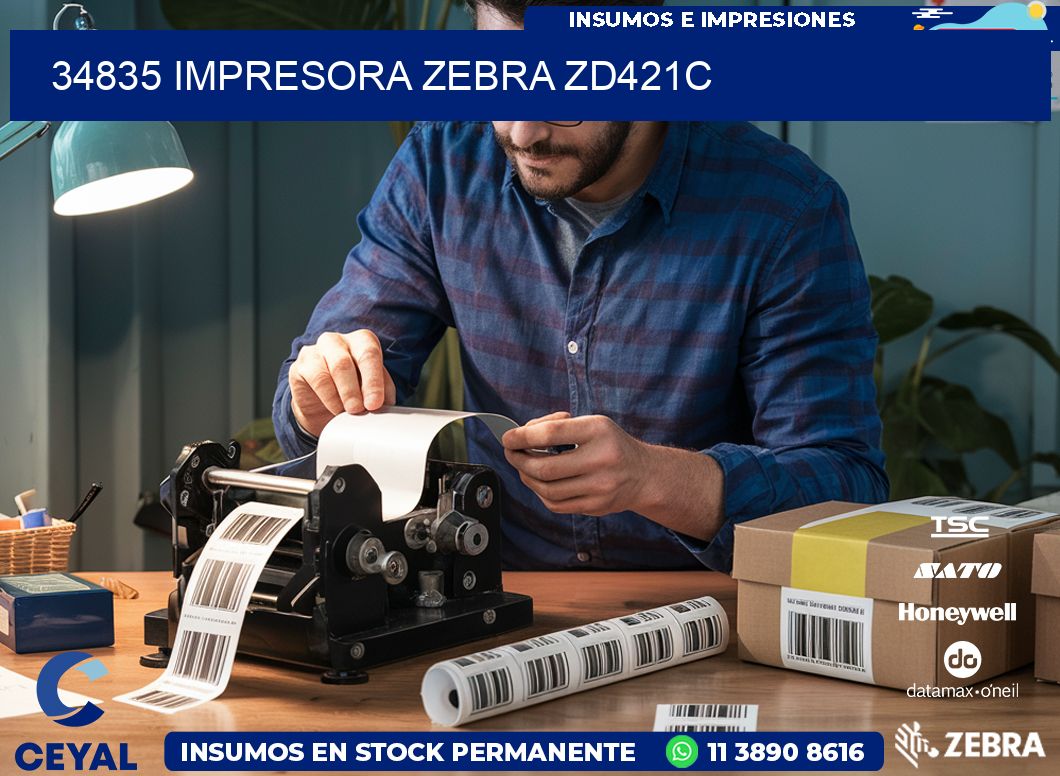 34835 Impresora Zebra zd421c