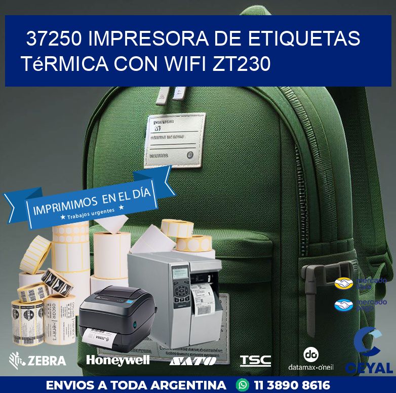 37250 impresora de etiquetas térmica con wifi ZT230
