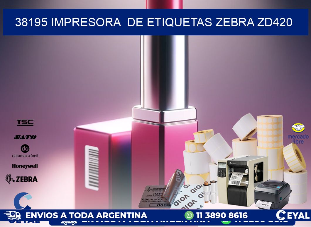 38195 impresora  de etiquetas Zebra ZD420