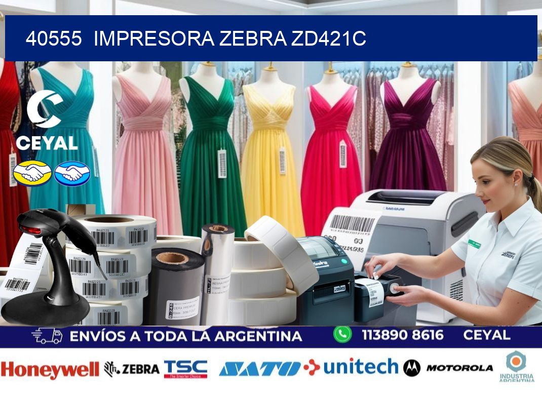 40555  Impresora Zebra zd421c