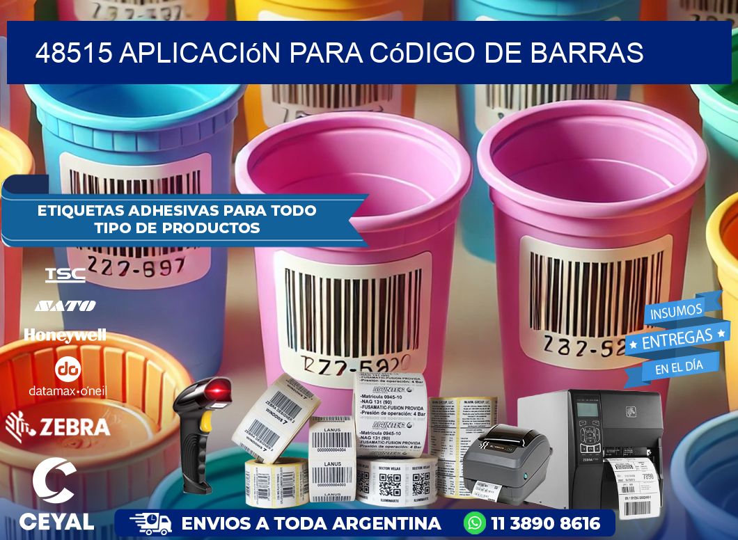 48515 Aplicación para código de barras