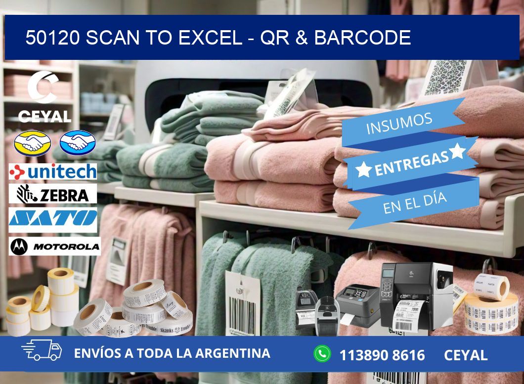 50120 Scan to Excel – QR & Barcode