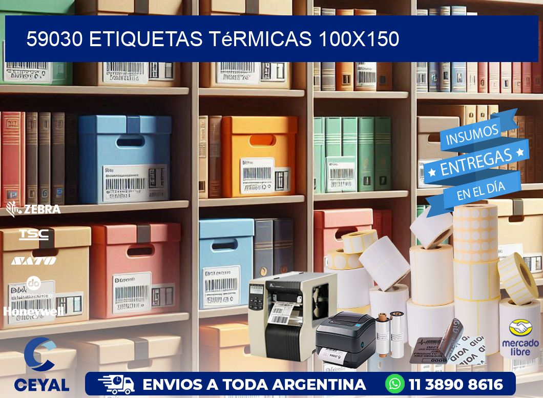 59030 etiquetas térmicas 100x150