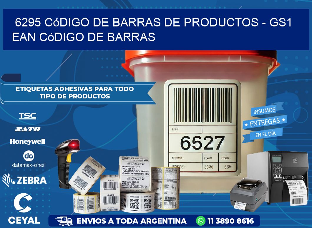 6295 Código de Barras de productos - GS1 ean Código de Barras