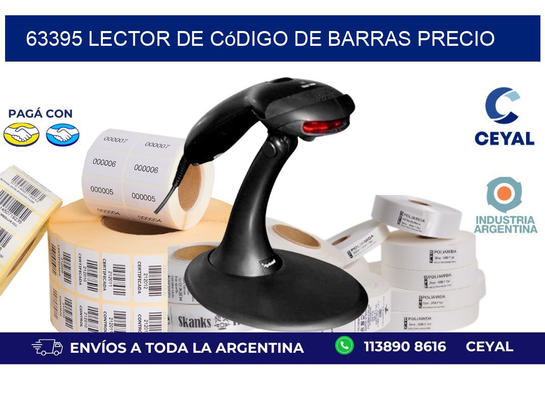 63395 Lector de código de barras precio