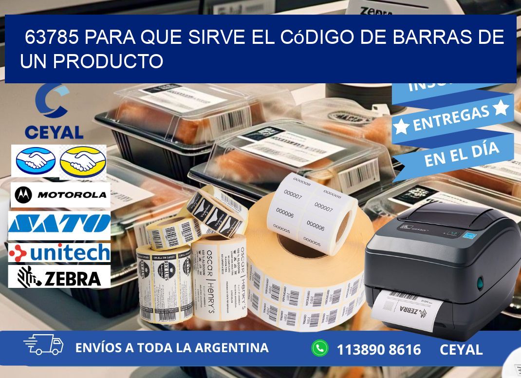 63785 Para que sirve el código de barras de un producto