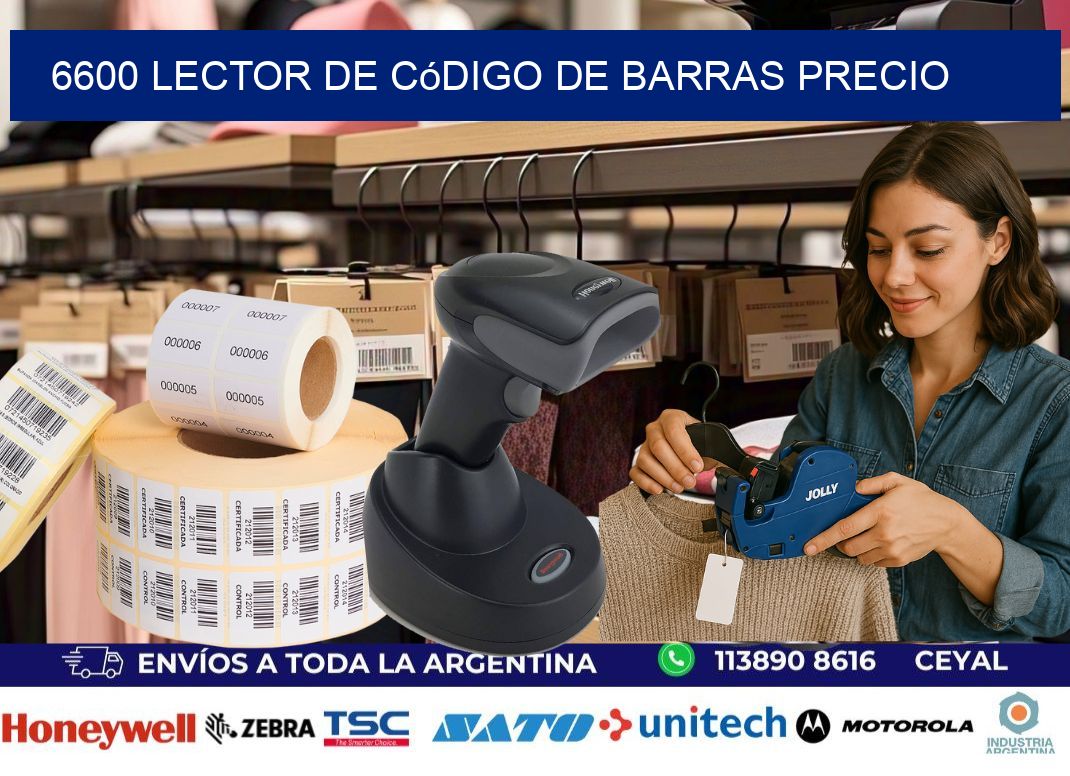 6600 Lector de código de barras precio