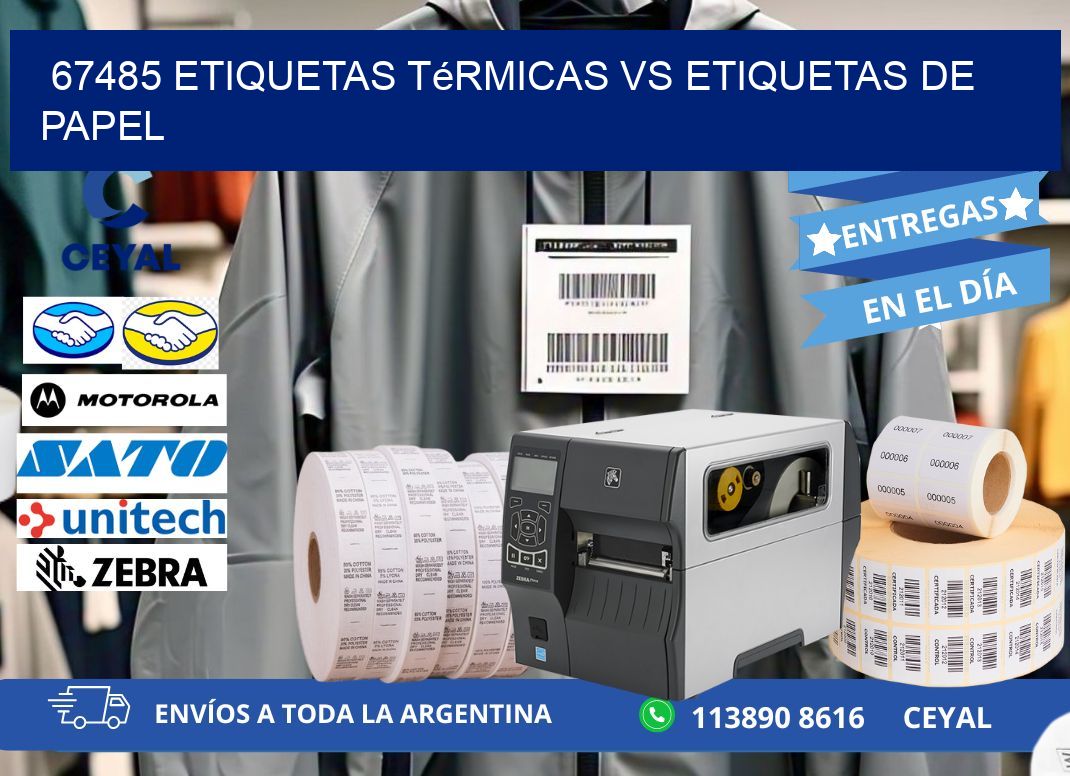 67485 etiquetas térmicas vs etiquetas de papel