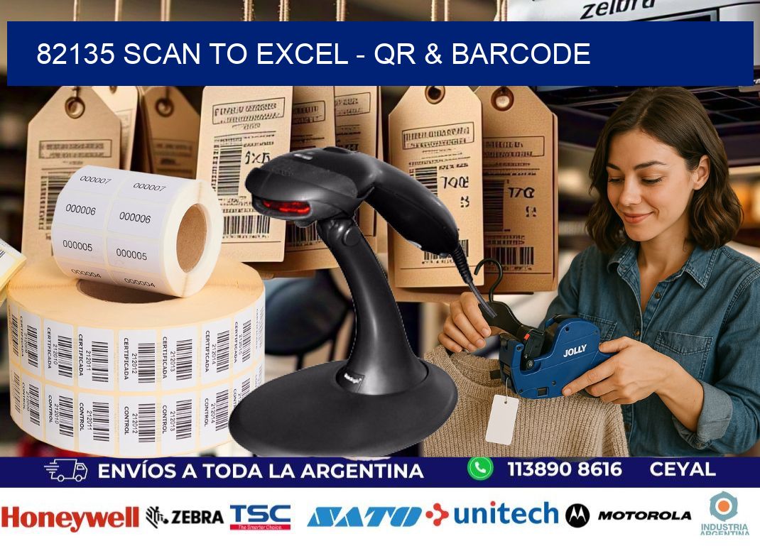 82135 Scan to Excel - QR & Barcode