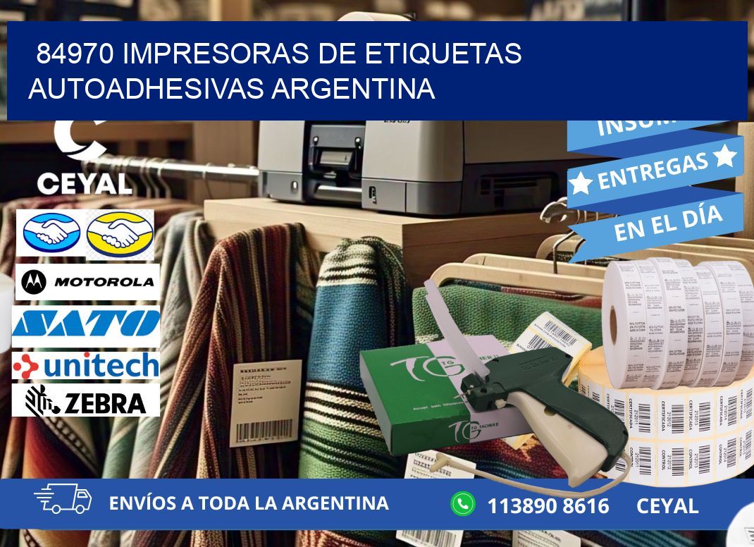 84970 Impresoras de etiquetas autoadhesivas argentina