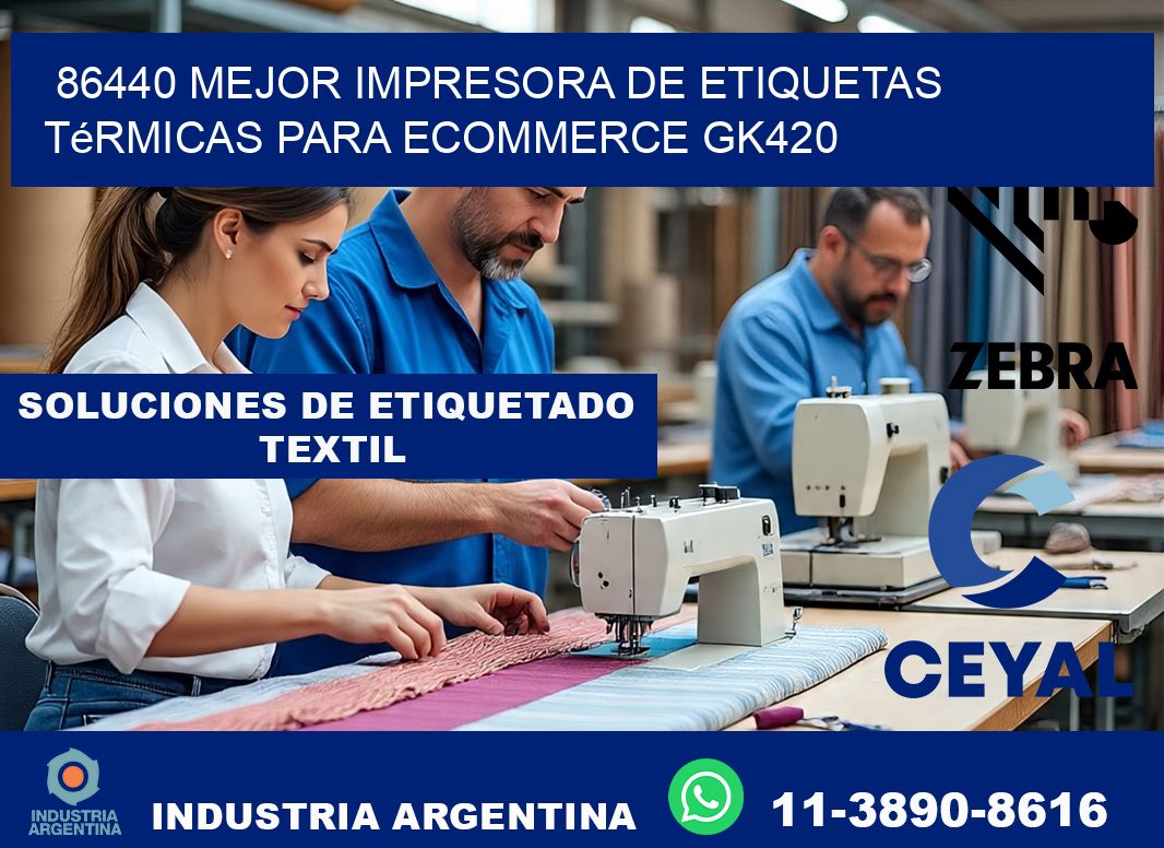 86440 mejor impresora de etiquetas térmicas para ecommerce GK420