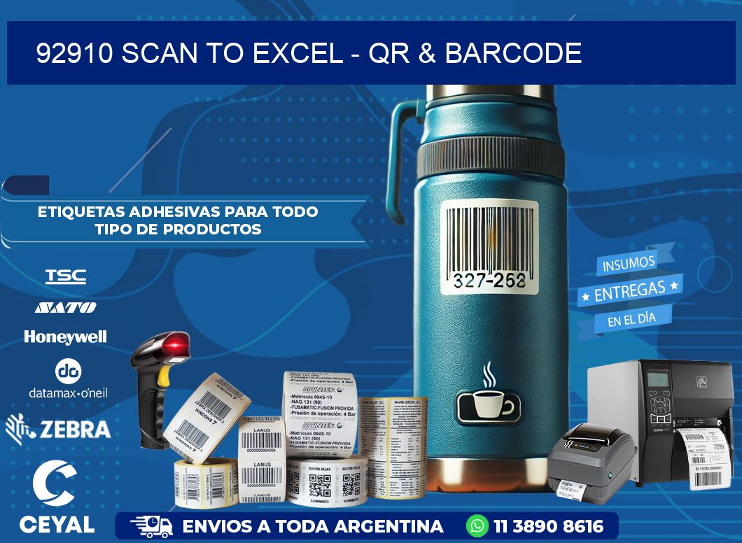 92910 Scan to Excel - QR & Barcode