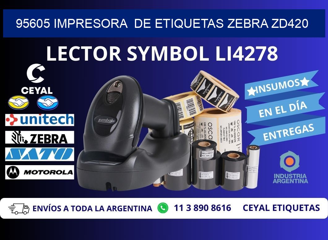 95605 impresora  de etiquetas Zebra ZD420