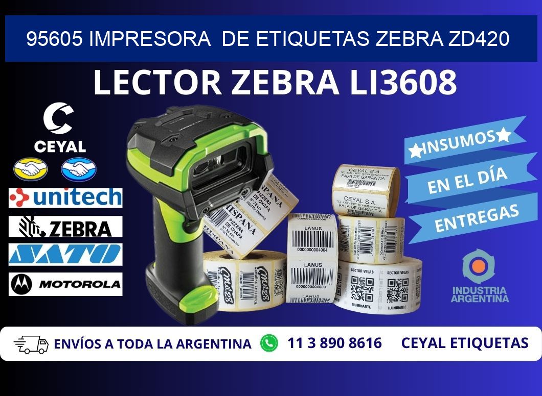 95605 impresora  de etiquetas Zebra ZD420