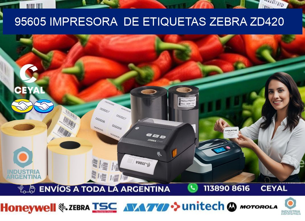95605 impresora  de etiquetas Zebra ZD420