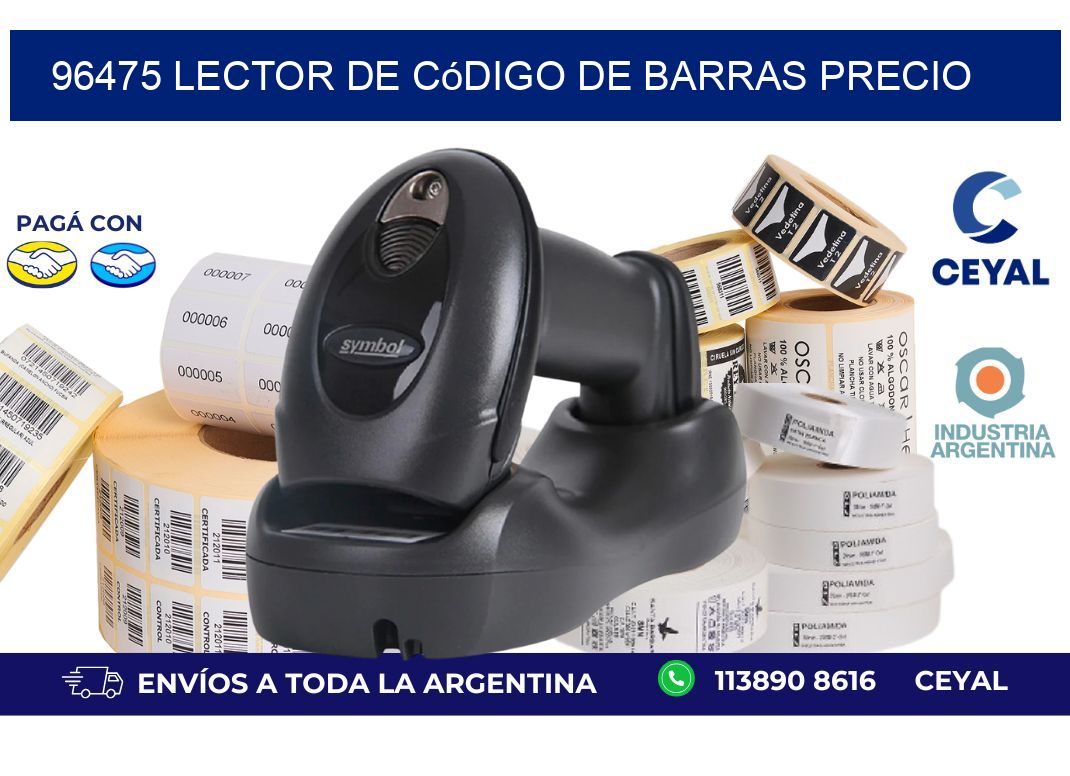 96475 Lector de código de barras precio