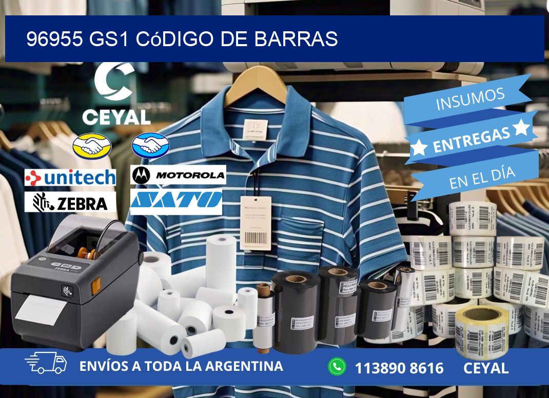 96955 GS1 código de barras