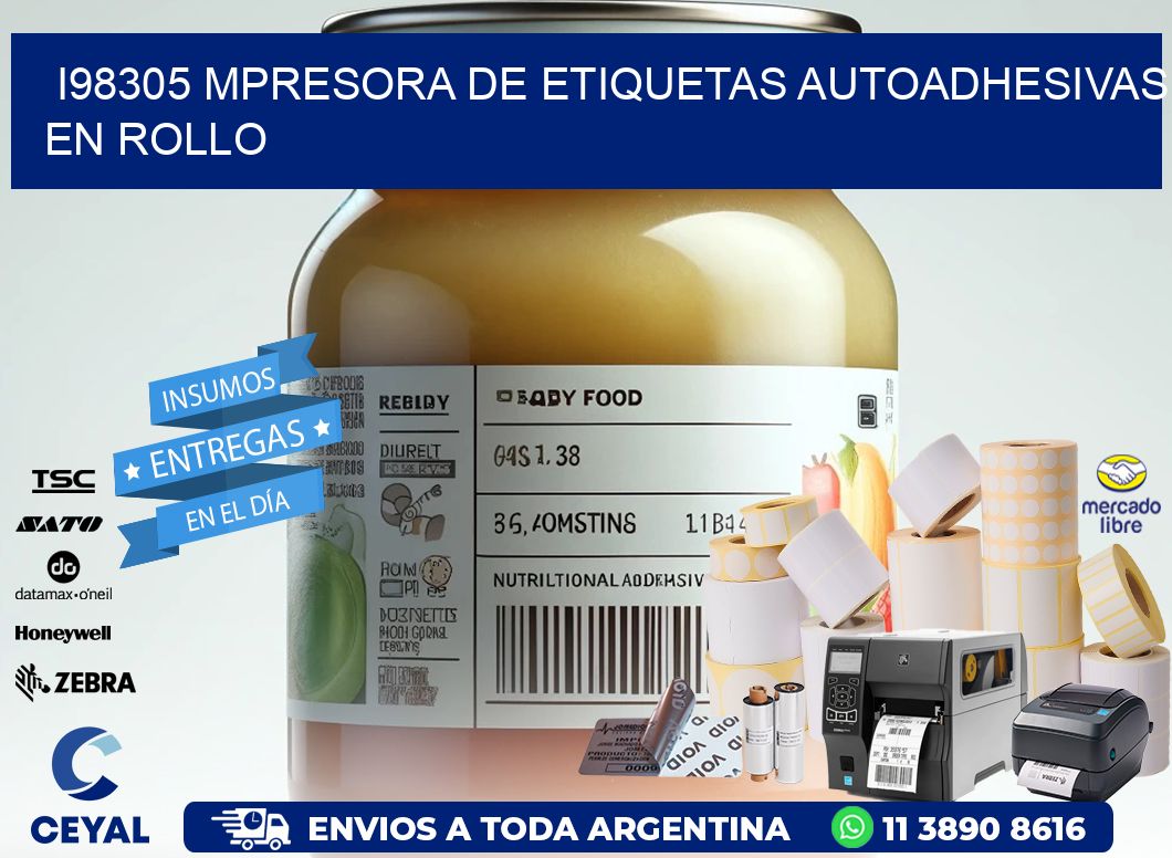 I98305 mpresora de etiquetas autoadhesivas en rollo