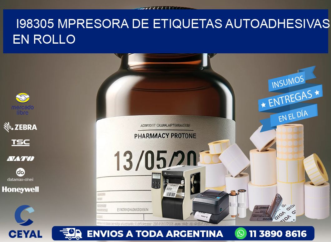 I98305 mpresora de etiquetas autoadhesivas en rollo