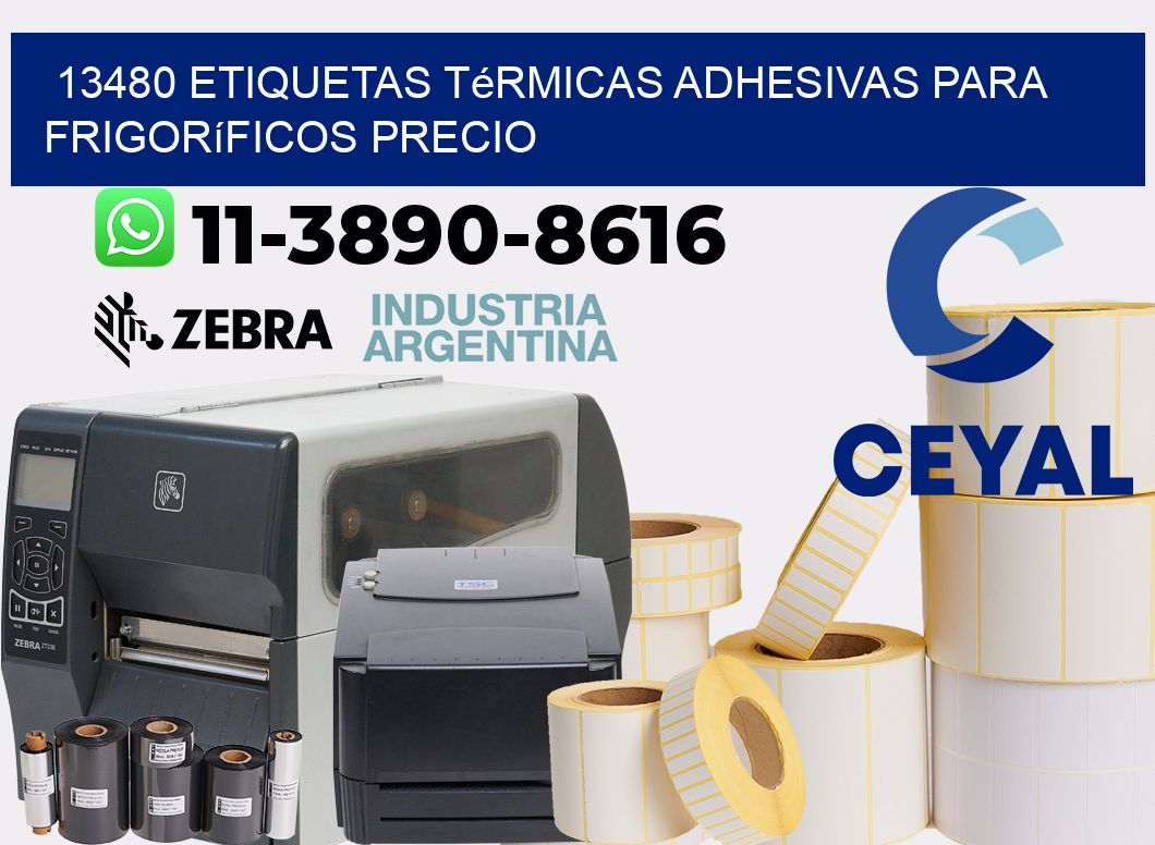 13480 etiquetas térmicas adhesivas para frigoríficos precio