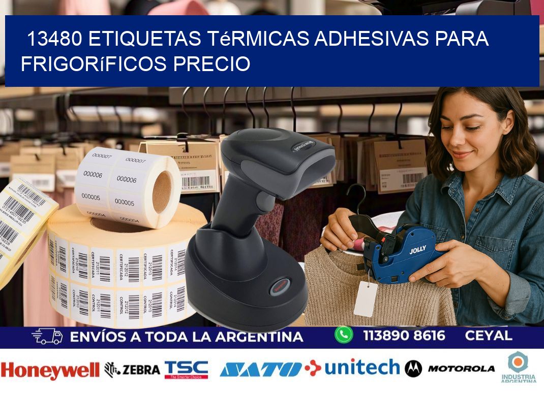 13480 etiquetas térmicas adhesivas para frigoríficos precio