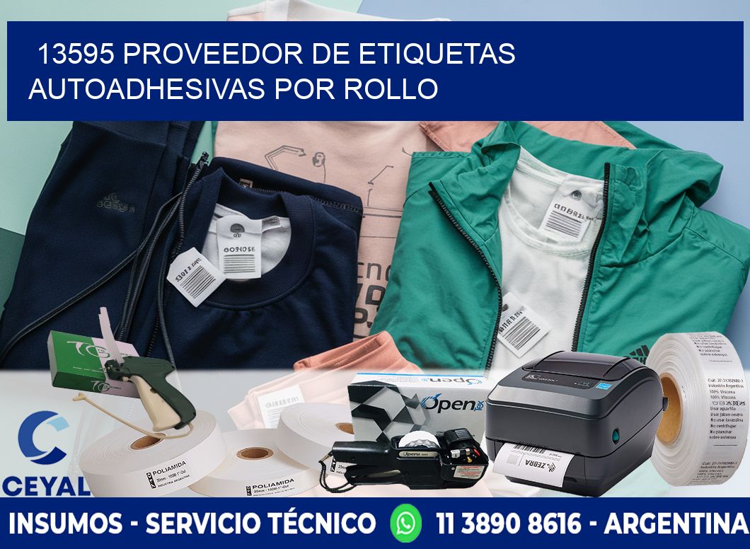 13595 proveedor de etiquetas  autoadhesivas por rollo