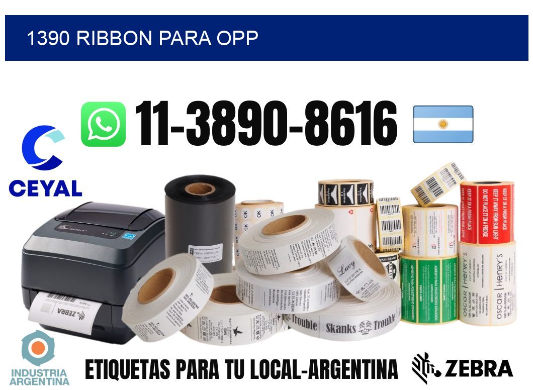1390 ribbon para opp