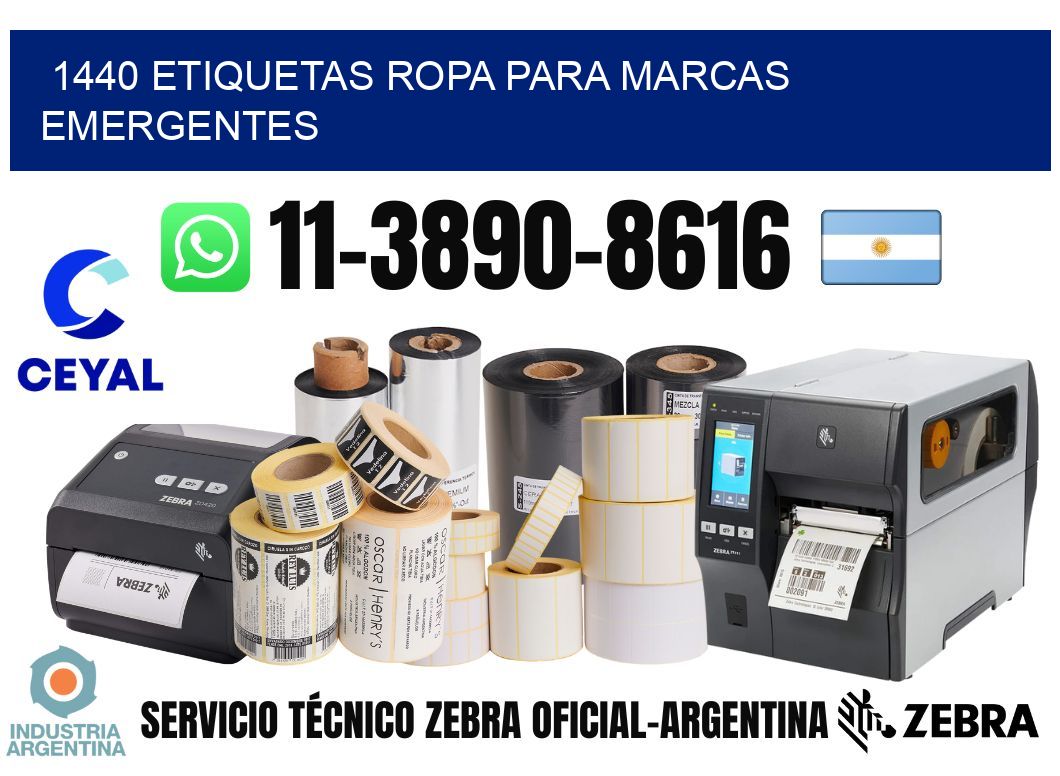 1440 Etiquetas ropa para marcas emergentes