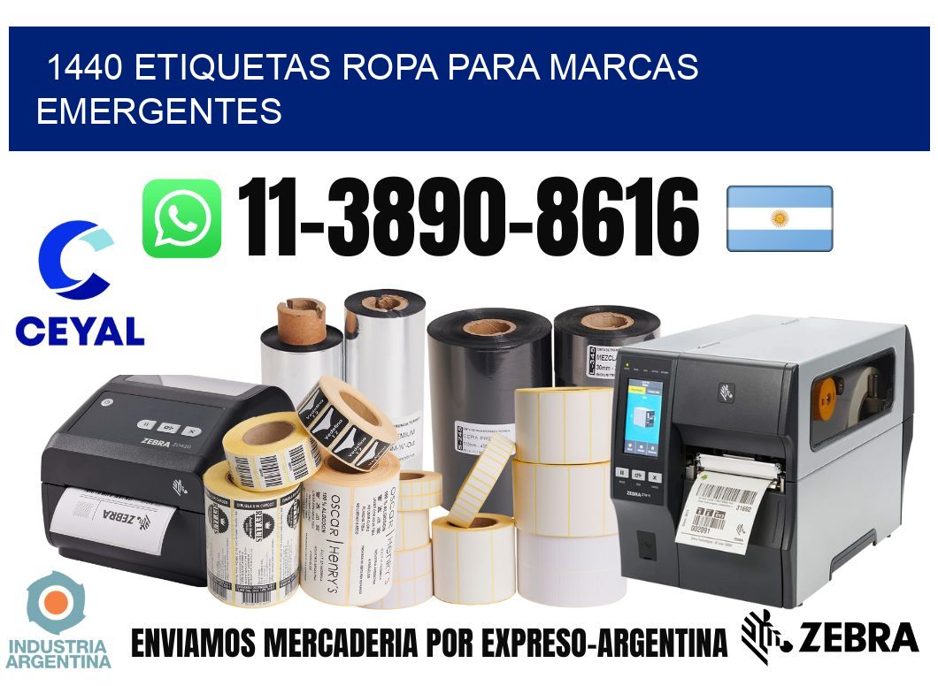 1440 Etiquetas ropa para marcas emergentes