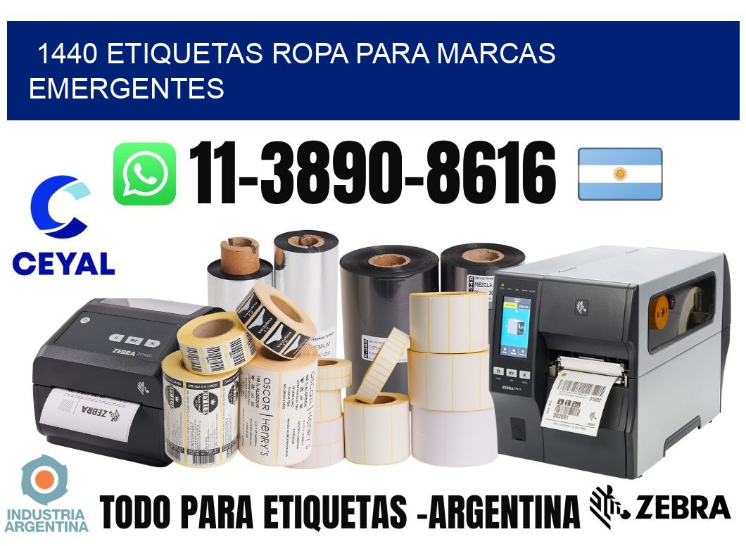 1440 Etiquetas ropa para marcas emergentes