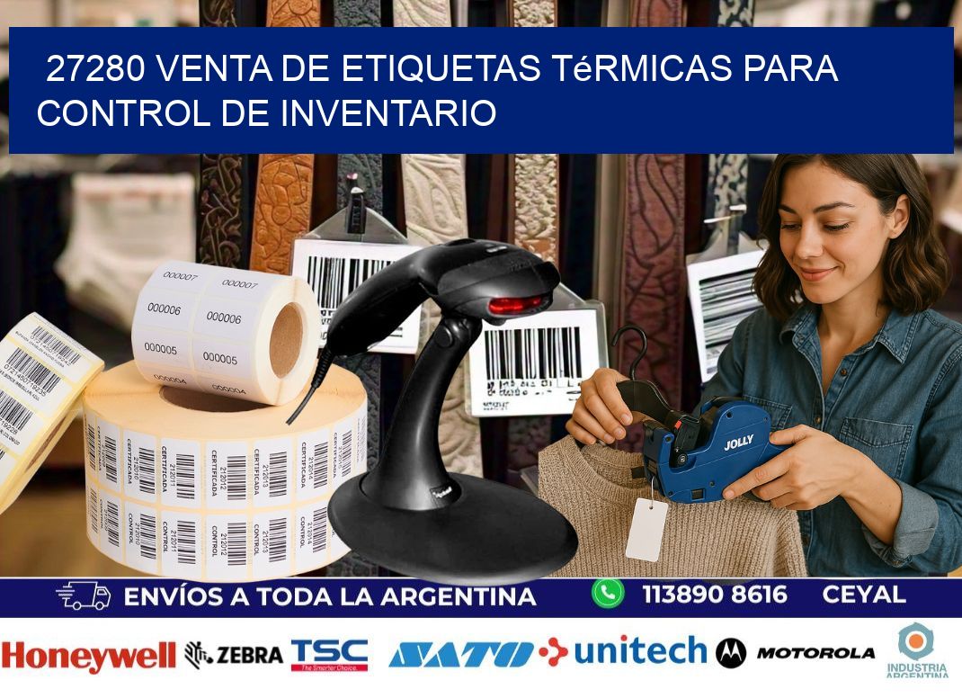 27280 venta de etiquetas térmicas para control de inventario