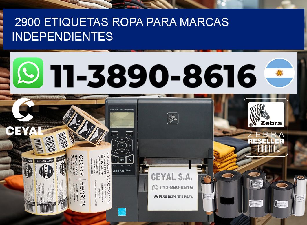 2900 Etiquetas ropa para marcas independientes