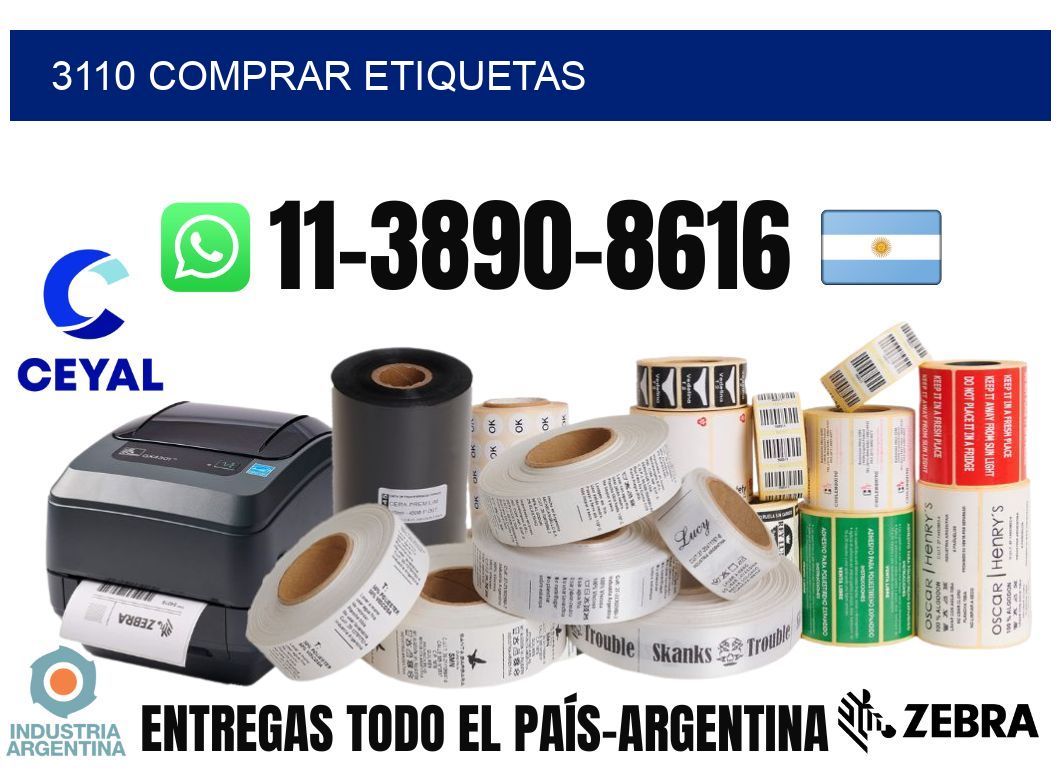 3110 comprar etiquetas