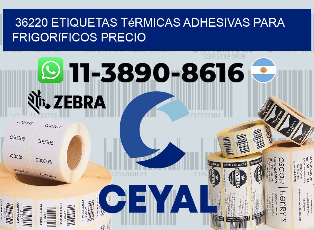 36220 etiquetas térmicas adhesivas para frigoríficos precio