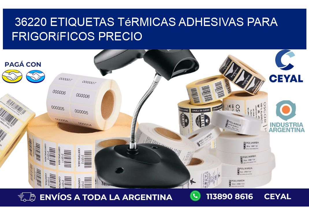 36220 etiquetas térmicas adhesivas para frigoríficos precio