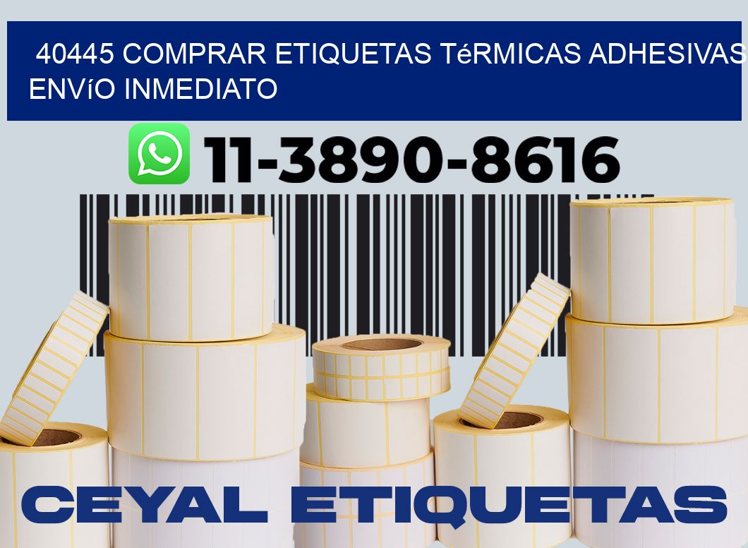40445 comprar etiquetas térmicas adhesivas envío inmediato